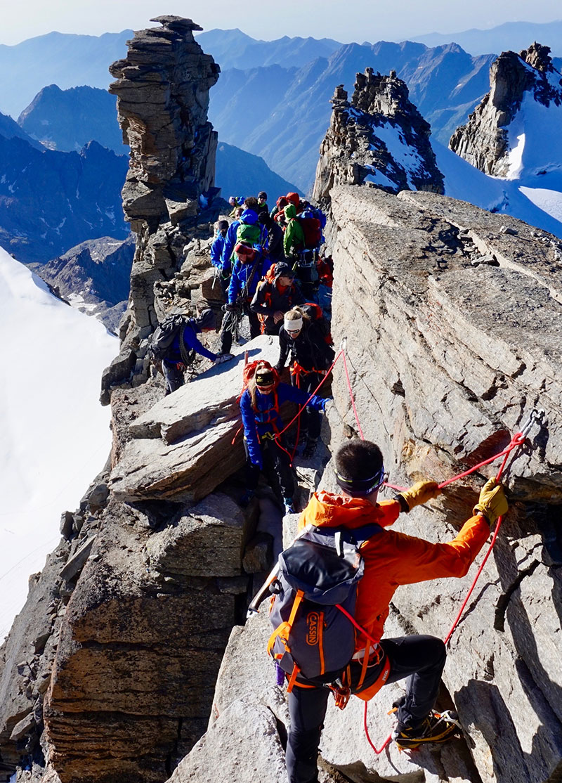 parco gran paradiso arrampicata