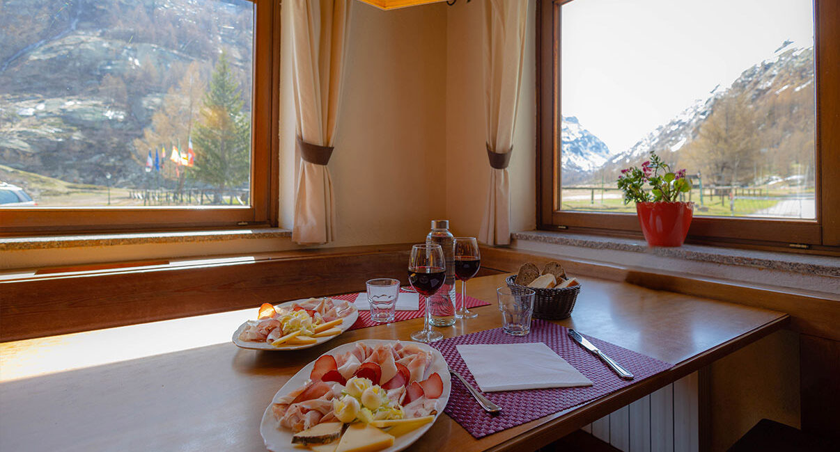 ristorante nel parco del gran paradiso